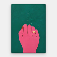 Connect The Dots Canvas — Canvas Lodret #01