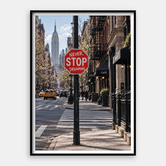 Nu încetați să visați — Art Print Vertical #01
