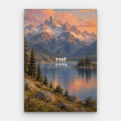 Poop Boob Canvas — Canvas Vertical #01