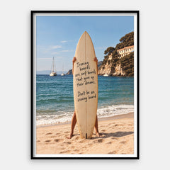 Seja uma prancha de surf — Impressão artística vertical #01
