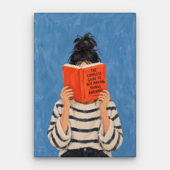 Anti Awkward Guide Canvas — Canvas Vertical #01