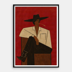 El vaquero — Impresión de arte vertical #01