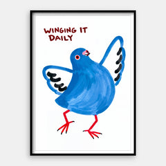 Winging It Daily — Art Print Vertical #01
