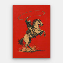 Rode Rodeo Canvas — Canvas Verticaal #01