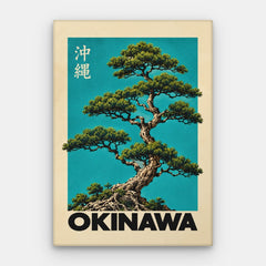 Okinawa Tree Canvas — Canvas Lodret #01