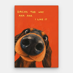 Dachs The Way Canvas — Tela verticale #01