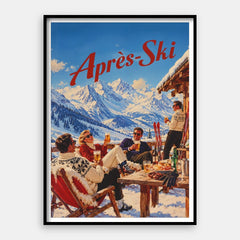 Downhill To Drinks — Art Print Vertical #01