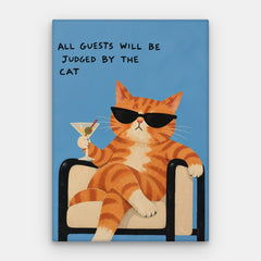 The Purrfect Judge Canvas — Canvas Vertical #01