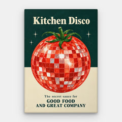 Kitchen Disco Canvas — Canvas Vertical #01