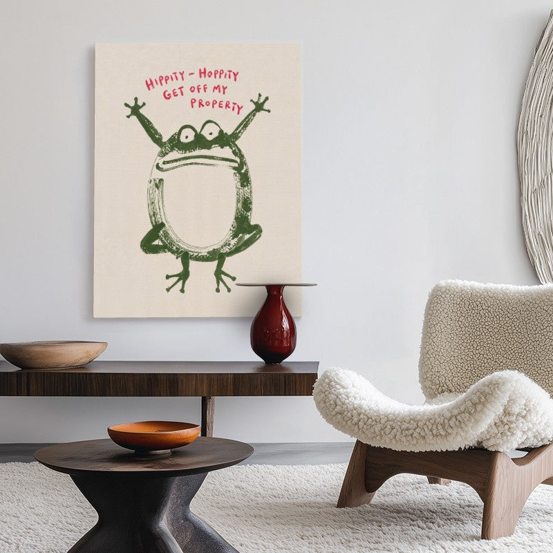 Hippity Hoppity Canvas - Andy okay - Premium Canvas for Andy okay's Art ...