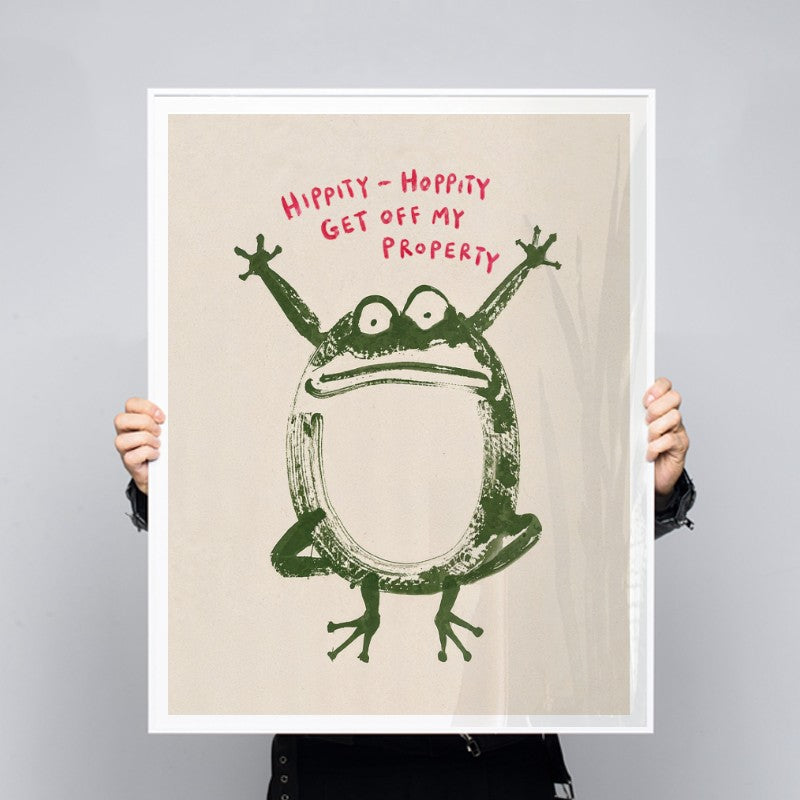 Hippity Hoppity - Andy okay - Fine Art Print for Andy okay's Art for Causes