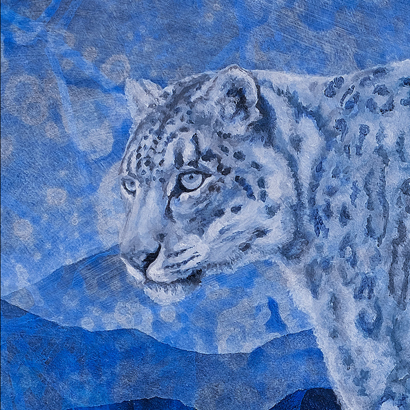 Freedom - Snow Leopard Wall Art by Carly Bouwman – Andy okay