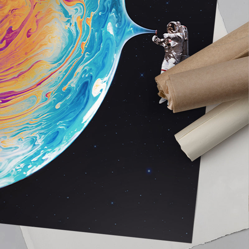 New World [Best Seller] – Astronaut Gallery Wall Art by Enkel Dika