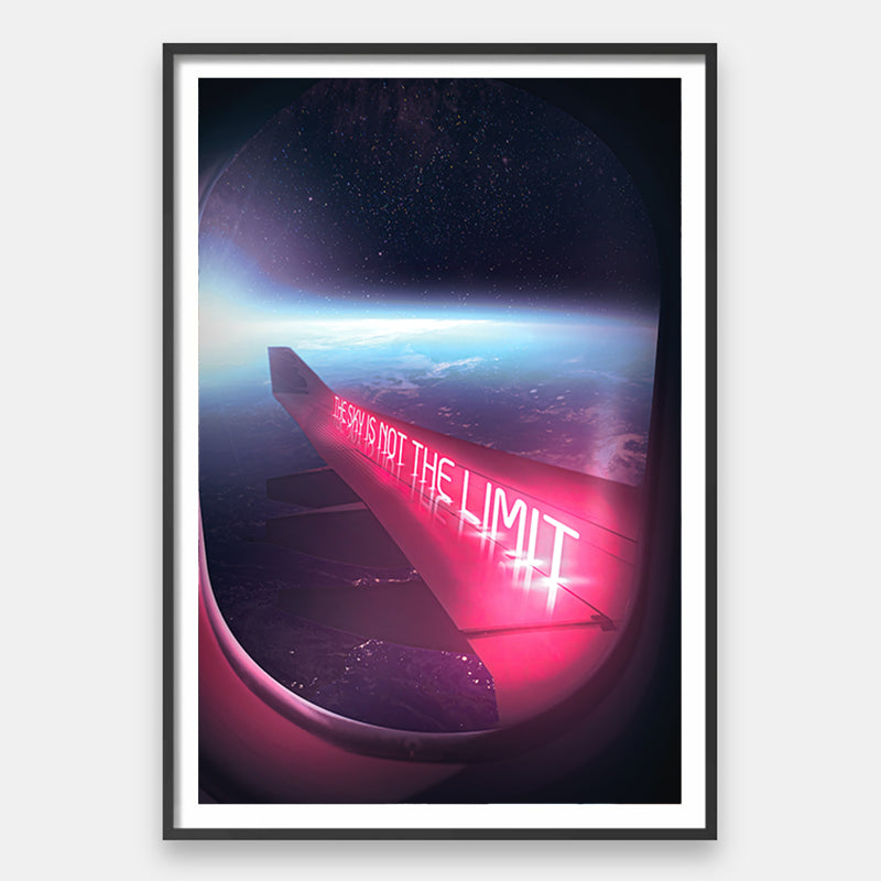 Sky is Not The Limit [Best Seller] – Motivational Quote Gallery Wall ...