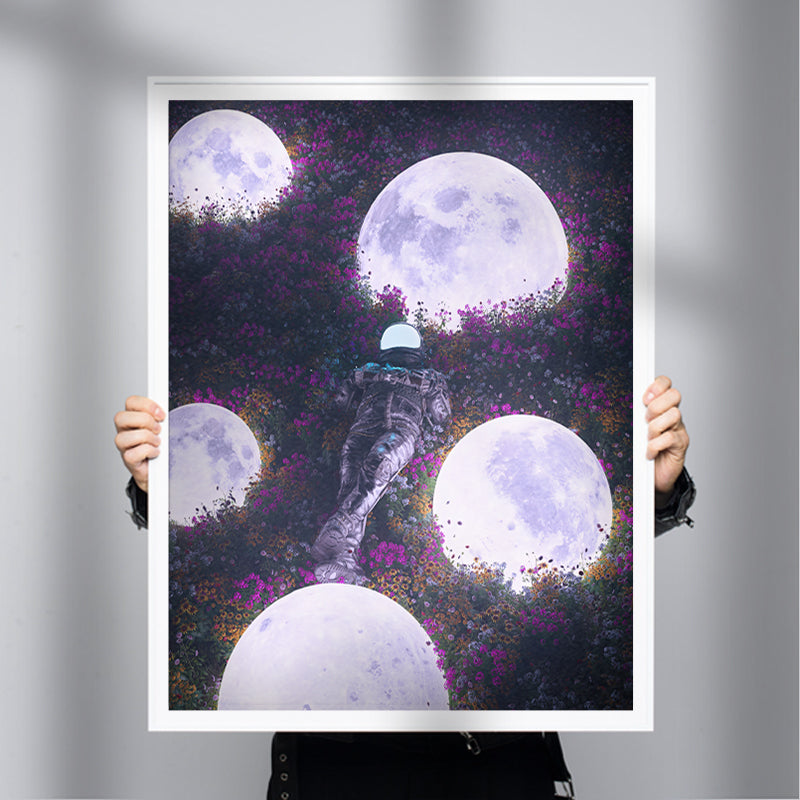 Sleeping With Moons [Best Seller] Astronaut in Flowers Gallery