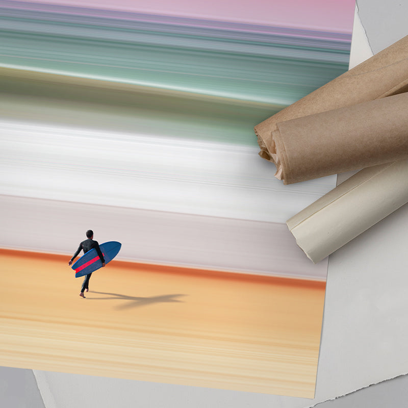 Tropic Lines - Minimalist Surf Beach Wall Art – Andy okay