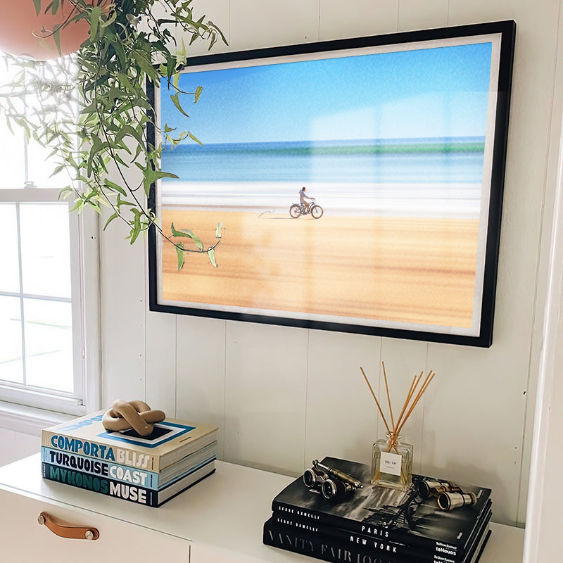 Easy Rider - Minimalist Beach Photography Print – Andy okay