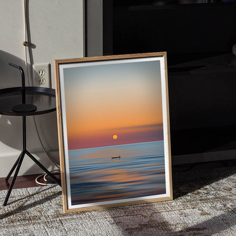 Endless - Minimalist Sunset Seascape Wall Art – Andy okay