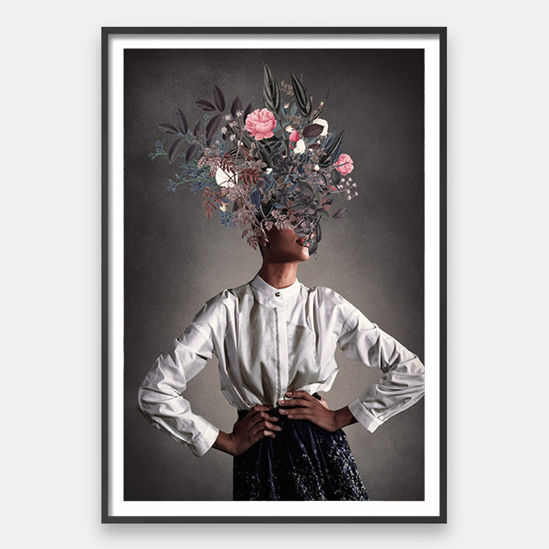 Eternal Grace – Flower Head Fine Art Print by Frank Moth, Floral