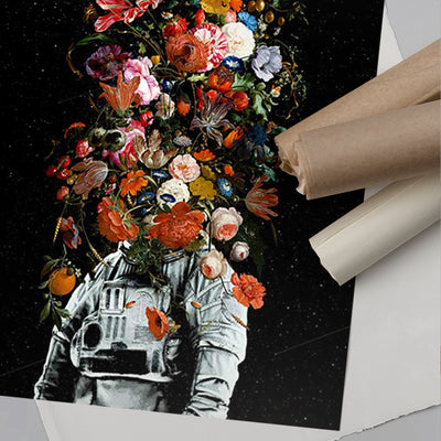 Full Bloom [Best Seller] – Astronaut in Flowers Gallery Wall Art by  Nicebleed