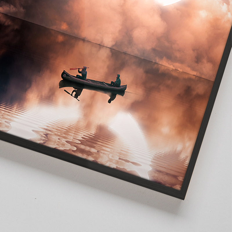 Let There Be Light – [Top Rated] Moon Gallery Wall Art by Herri