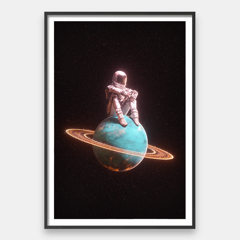 My Planet [Limited Edition] – Surreal Astronaut Wall Art by Liam