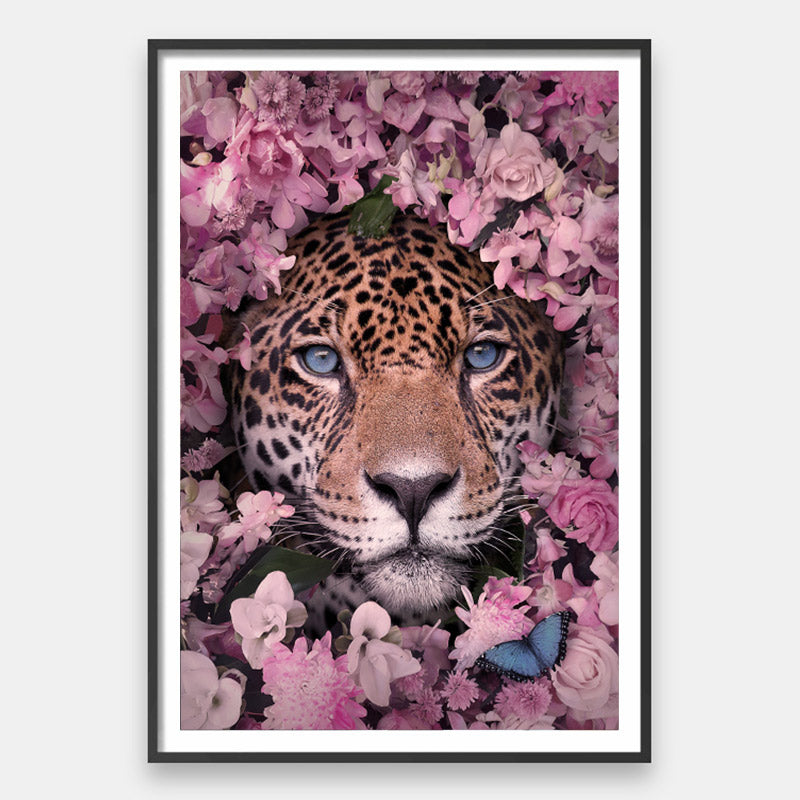 Lovepard [Best Seller] – Leopard Floral Gallery Wall Art | Surreal