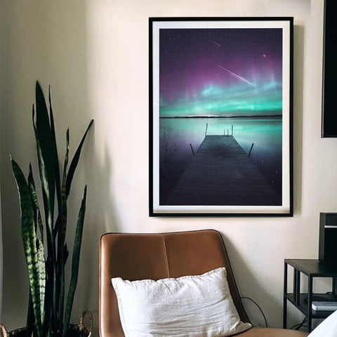 Magic Show [Best Seller] – Northern Lights Gallery Wall Art | Surreal ...
