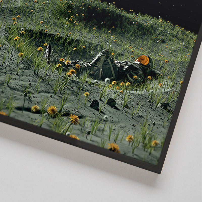 A New Home [Limited Edition] – Floral Astronaut Gallery Wall Art