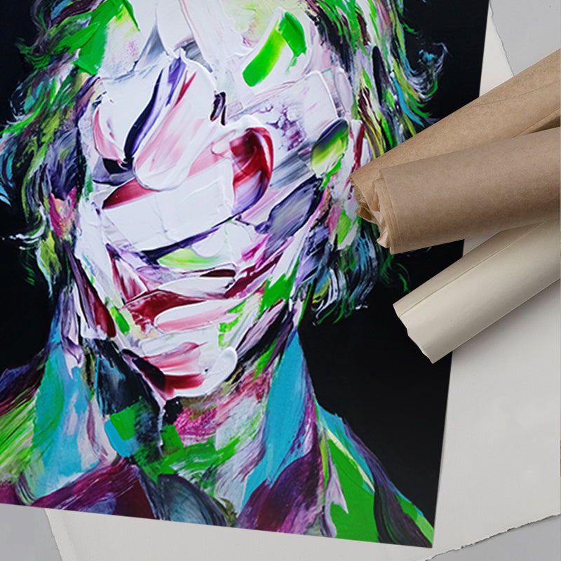 Joker Wall Art Print – Heath Ledger Painting | Andy okay