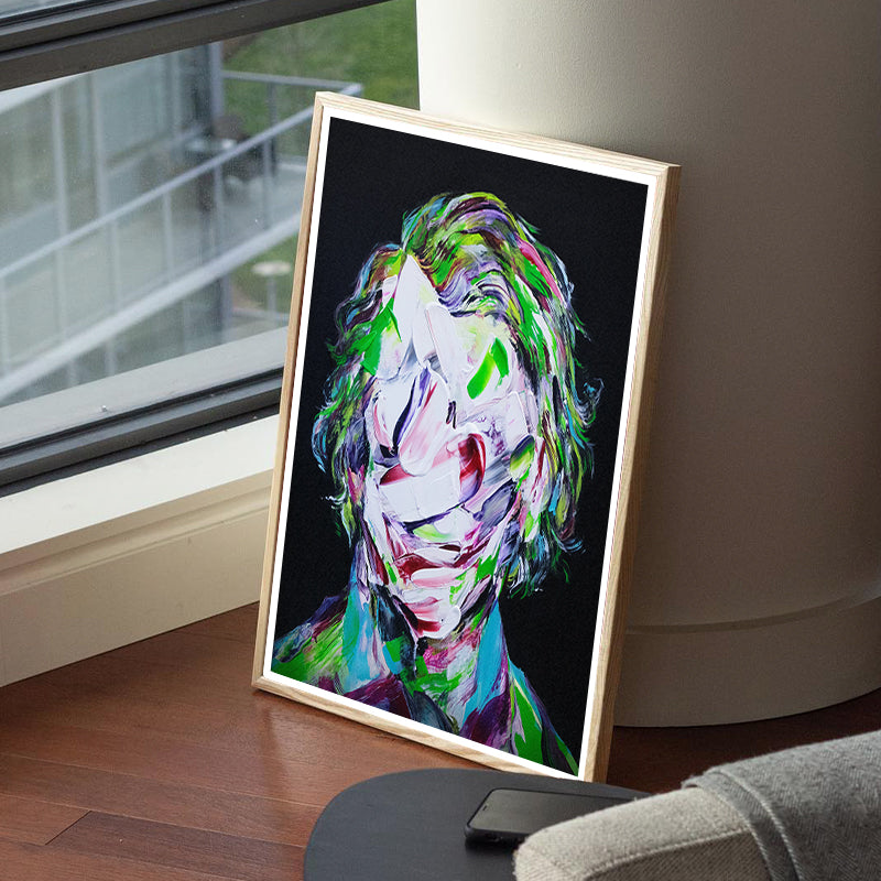 Joker Wall Art Print – Heath Ledger Painting | Andy okay