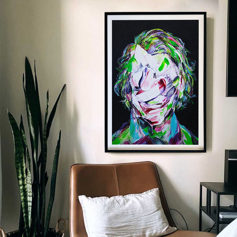 Joker Wall Art Print – Heath Ledger Painting | Andy okay