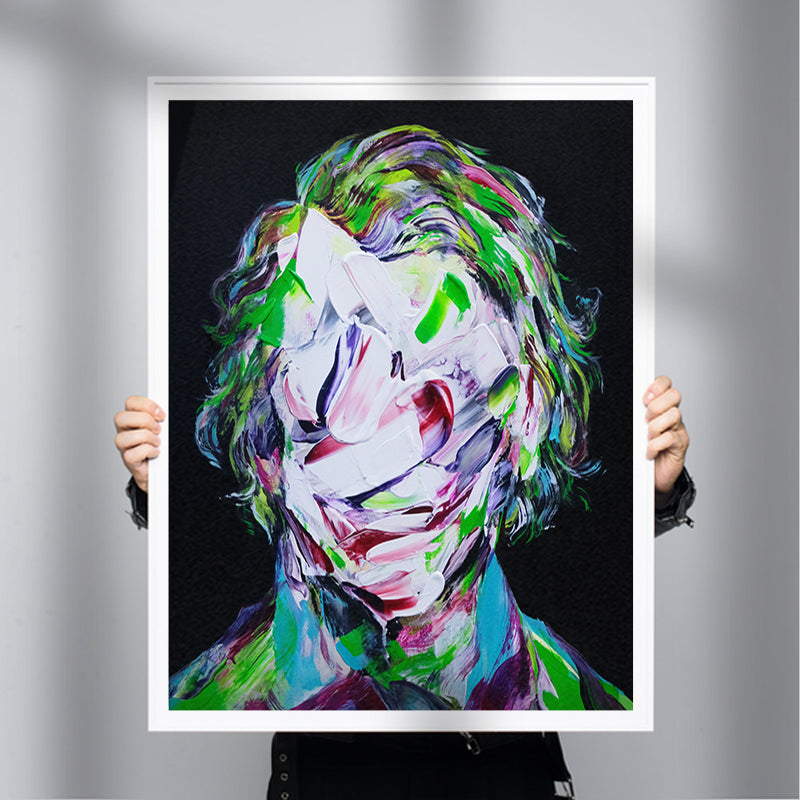 Joker Wall Art Print – Heath Ledger Painting | Andy okay