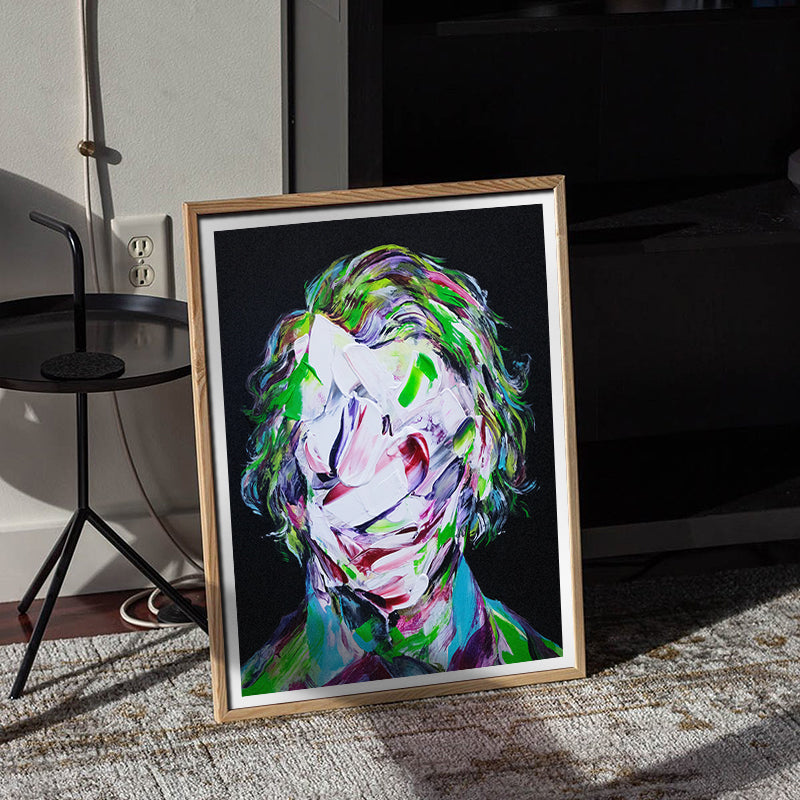 Joker Wall Art Print – Heath Ledger Painting | Andy okay