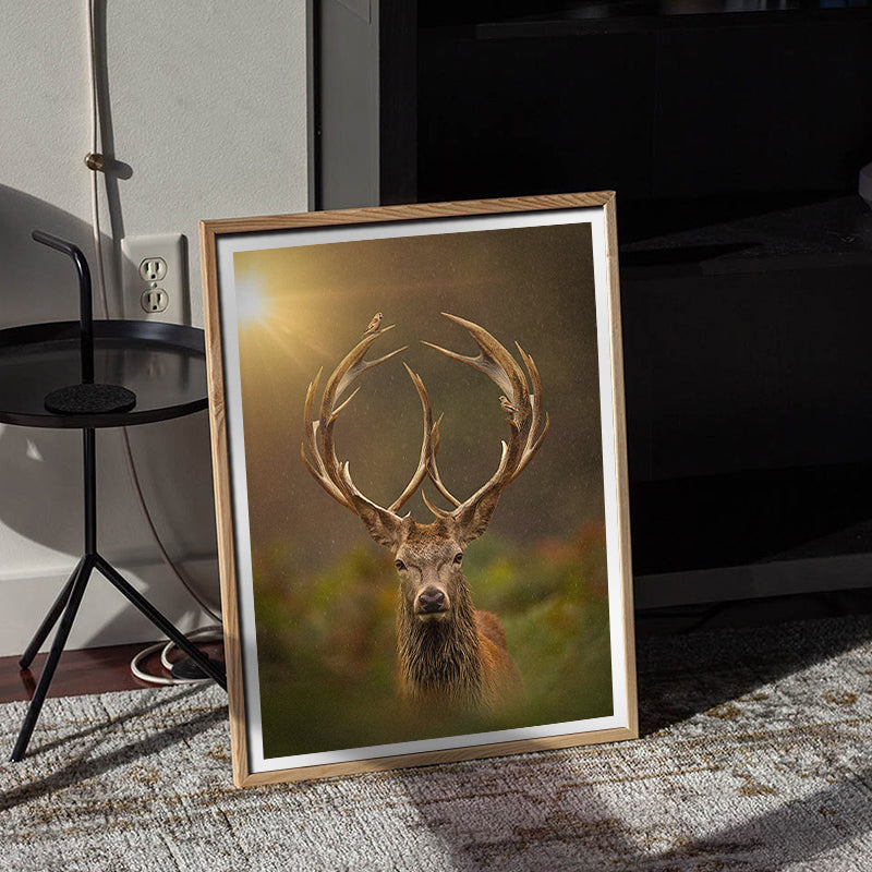 Peace my Deer [Limited Edition] – Surreal Animal Wall Art by Andy