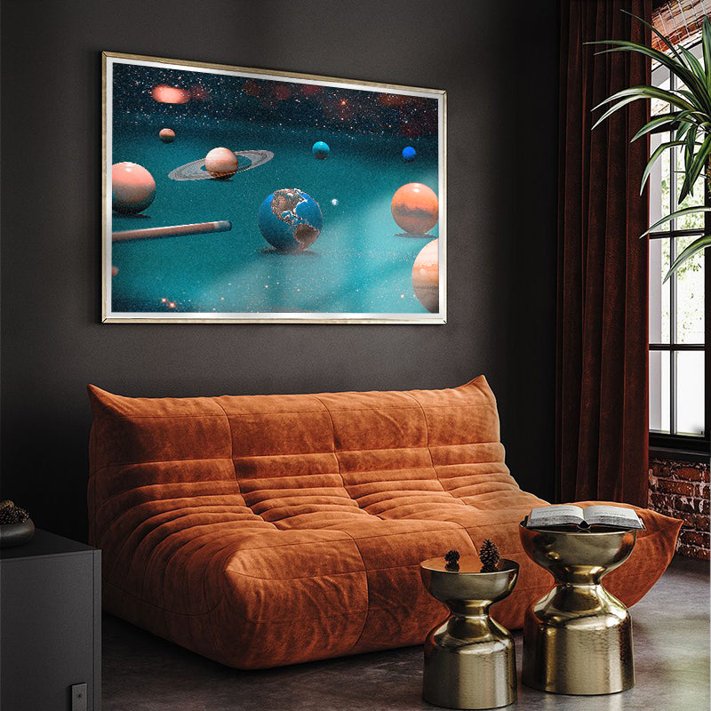 Planet Pool [Limited Edition] – Surreal Space Wall Art by Ismail