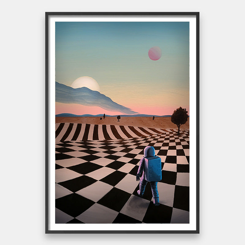 Recurring Dream – [Best Seller] Surreal Astronaut Gallery Wall Art