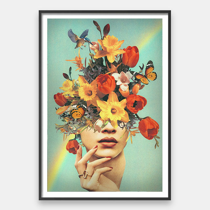 Flower Head Wall Art – Floral Prints for Charity | Andy okay